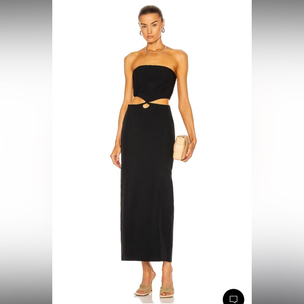 Christopher Esber Strapless Loophole Dress
